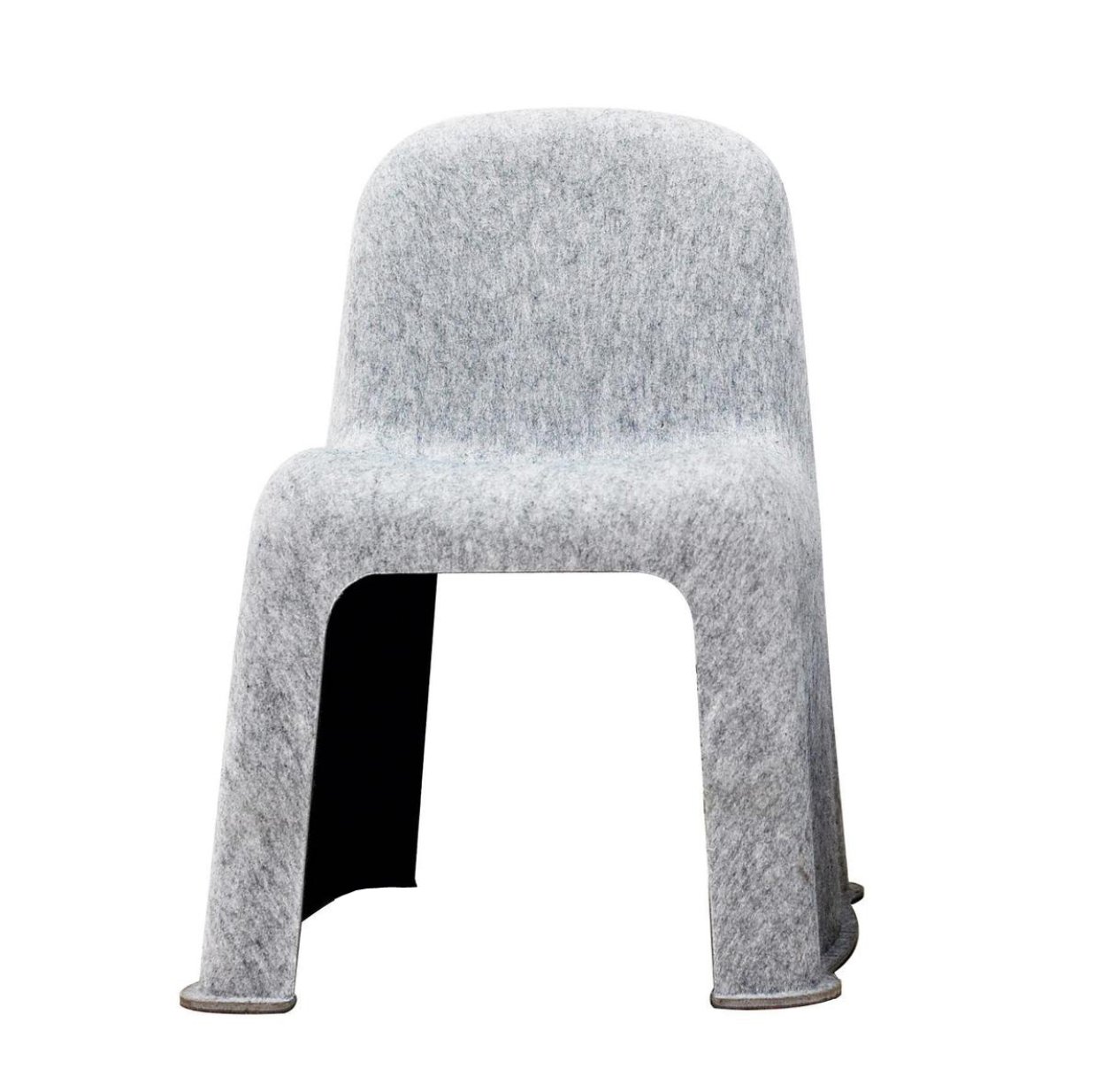 Chaise enfant Little Nobody - Gris clair